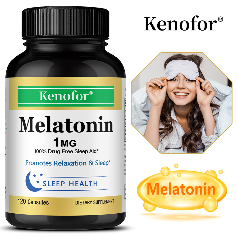 Health Wellness - Cápsulas de melatonina 1 mg -