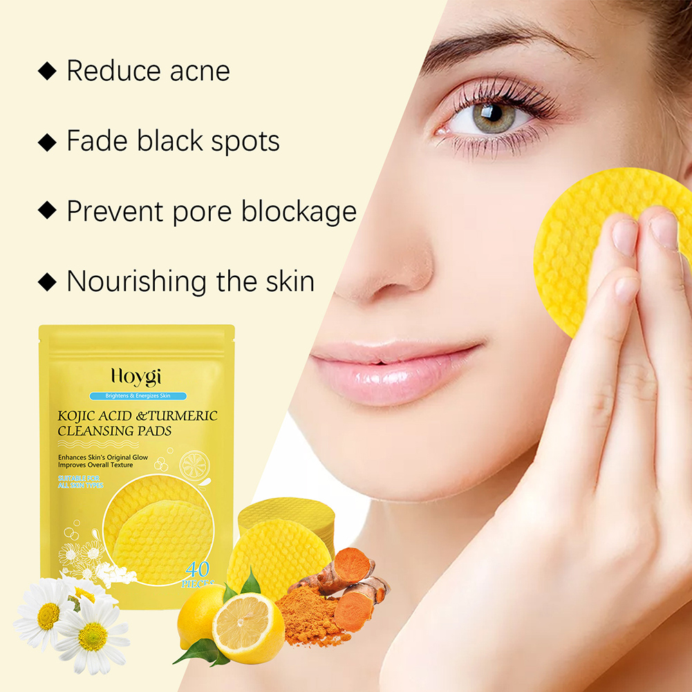 Almofadas de limpeza de cúrcum - Turmeric avaliação e preço