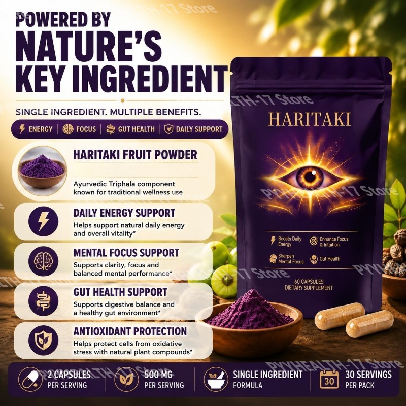 Cápsulas HARITAKI para Energia - Herbal Tea avaliação e preço