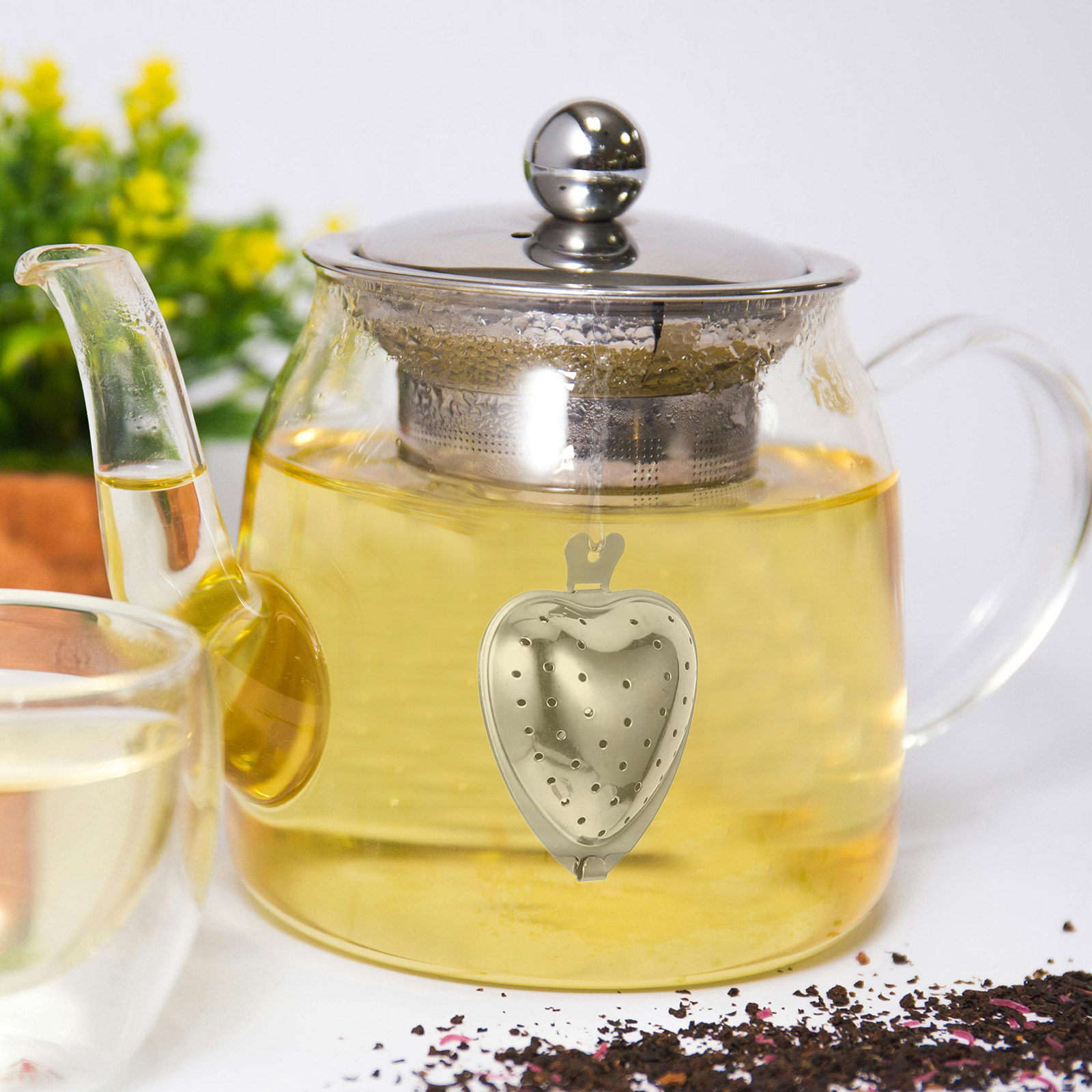 3 unidades de infusor de chá e - Chamomile Tea avaliação e preço
