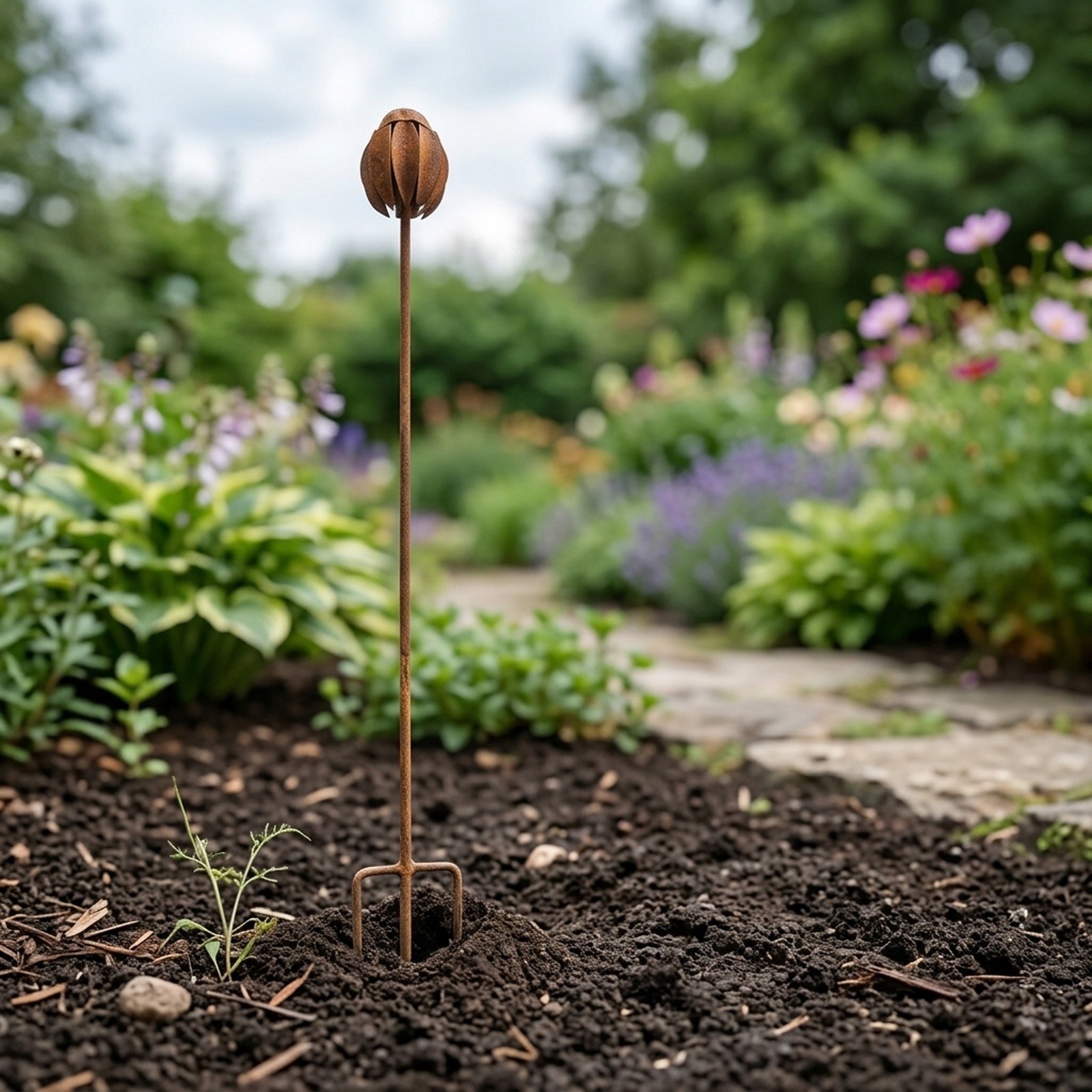 Estaca de Jardim de Metal com  - Echinacea avaliação e preço
